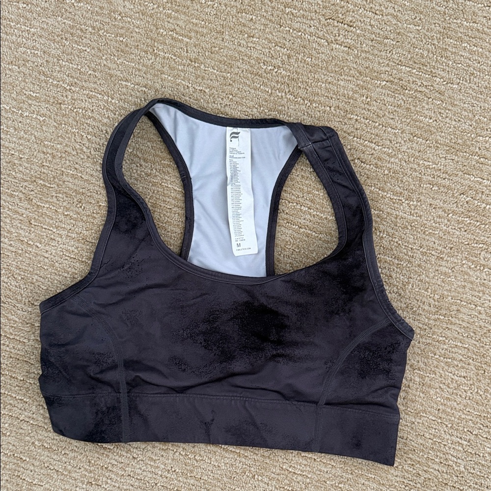 Fabletics Black Sports Bra